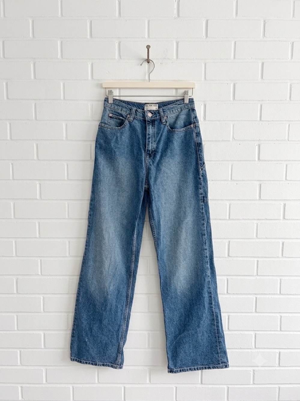 We The Free Free People Tinsley Baggy Jeans Size 27 Medium Wash